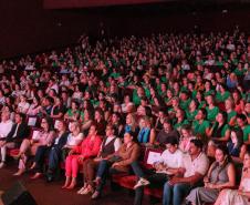 Evento “Paraná Unido Pelas Mulheres - As Protagonistas” destaca ações integradas que contribuíram para a queda dos feminicídios no Estado. Foto: Robson Mafra/Semipi