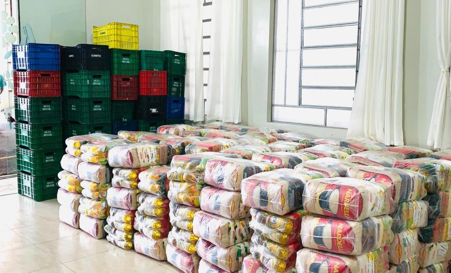 Governo distribui 20 mil cestas básicas às famílias de pessoas com deficiência em vulnerabilidade social no Paraná