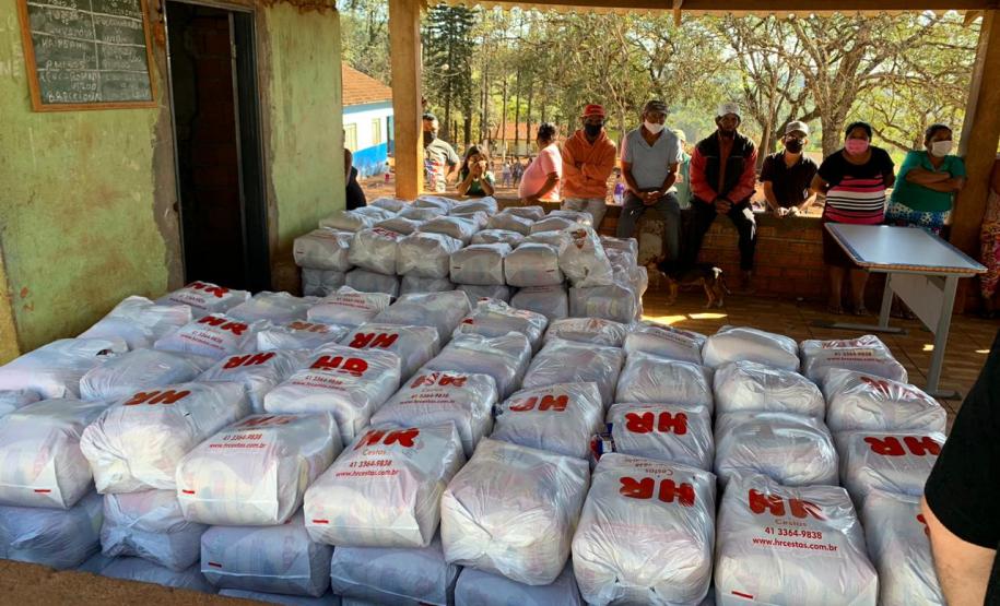 Governo do Paraná viabiliza segurança alimentar emergencial a crianças e adolescentes indígenas e de comunidades tradicionais