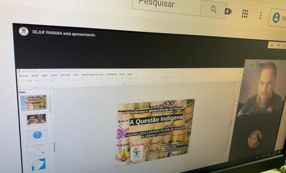 Live discute situação da criança indígena no Paraná