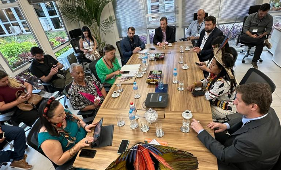 Semipi acompanha visita da ministra dos Povos Indígenas ao Paraná