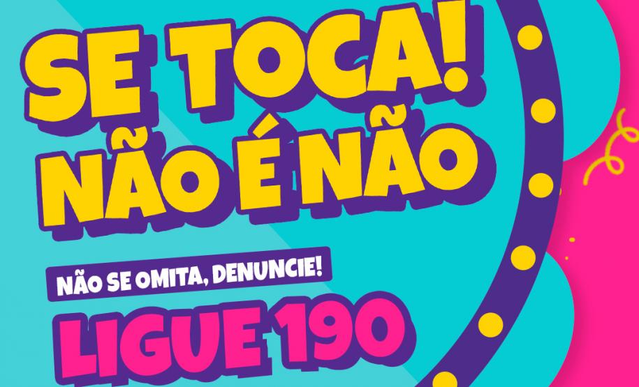 campanha de combate ao assédio durante as festas de carnaval