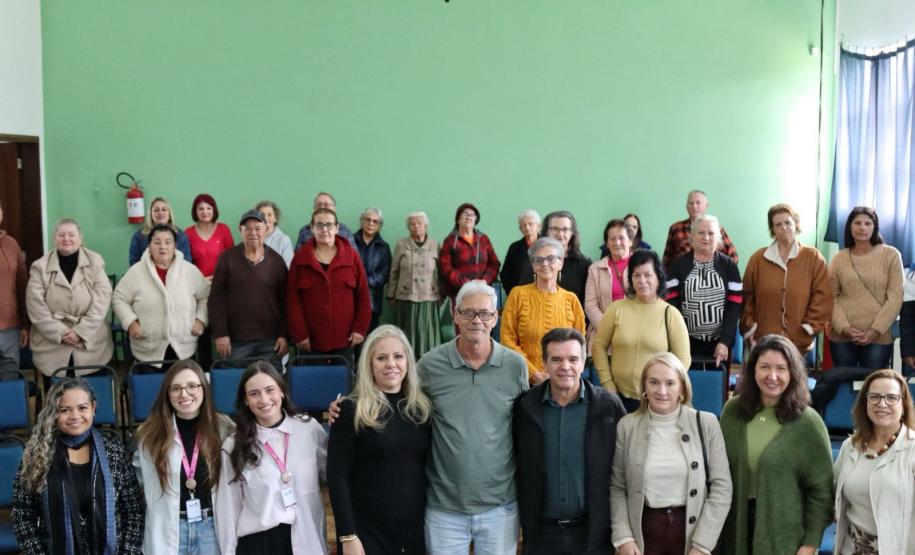 Aula inaugural das novas turmas do Programa Universidade Aberta à Pessoa Idosa aconteceu nesta segunda-feira (21)