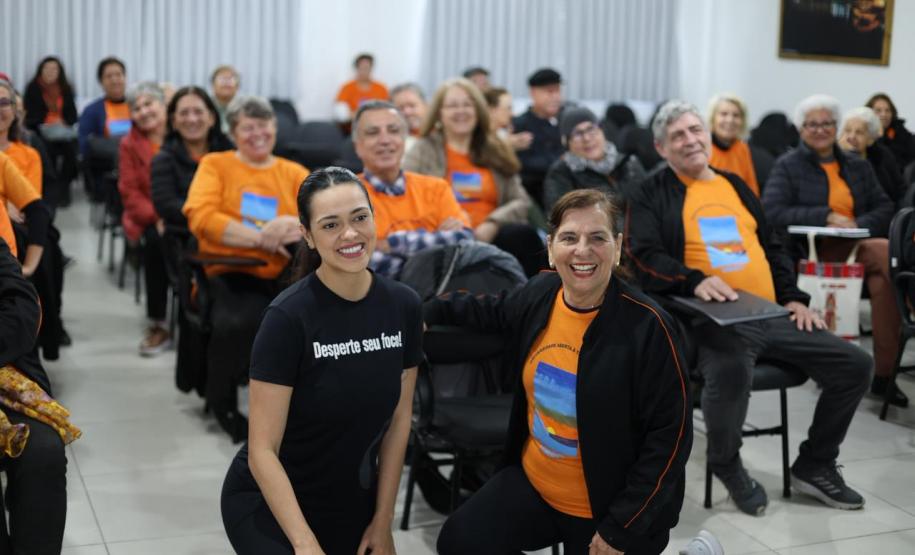 Aula inaugural das novas turmas do Programa Universidade Aberta à Pessoa Idosa aconteceu nesta segunda-feira (21)