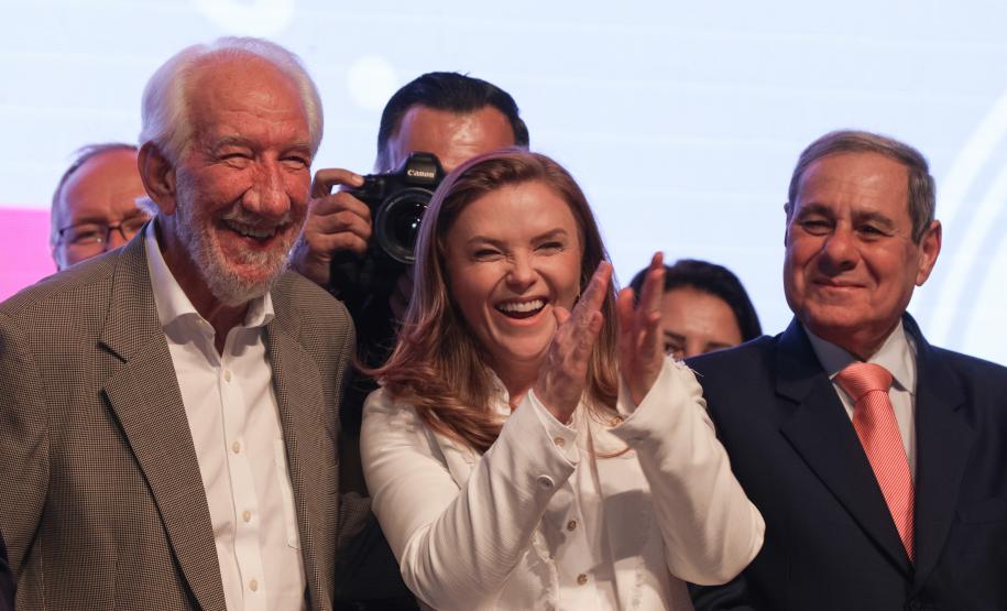 Evento “Paraná Unido Pelas Mulheres - As Protagonistas” destaca ações integradas que contribuíram para a queda dos feminicídios no Estado. Foto: Robson Mafra/Semipi